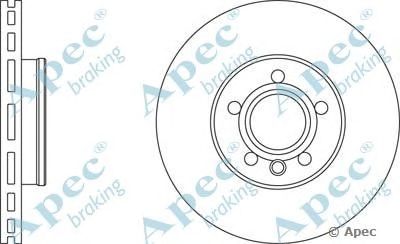 APEC BRAKING dsk2166 -  Тормозной диск